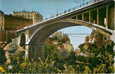 Constantina — O Ponte d'El Kantara — Cie des Arts Photomécanique, Paris