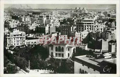 Casablanca — Panorama da cidade vista dos Serviços Municipais — C.A.P. — Paris
