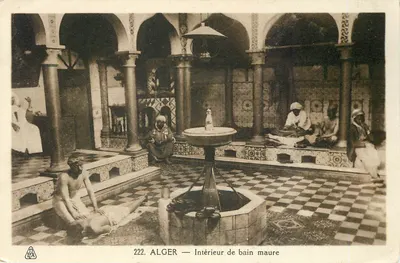 ALGER — Interior de banho mourisco — Editor EA, n° 222