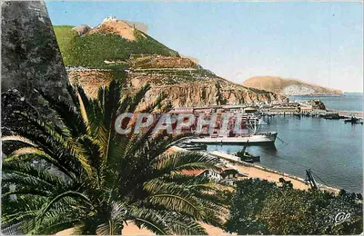 Oran — Vista para o Porto, Santa-Cruz e Mers-el-Kébir — Cie des Arts Photomécaniques, Paris-15