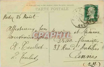 Wiązara Viaur — Tarn-Aveyron — wyd. Carrère, Rodez, nr 22 — Rewers