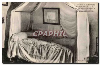 Castelo de Combourg — Quarto de Chateaubriand — A. Pesolt, Dinau