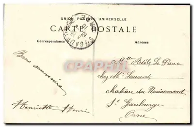 Paramé — Duży Kasyno G.F. — Kolekcja GERMAIN syn, Saint-Malo — Rewers