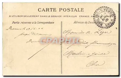 Rennes — Pałac Sądowy — Galeria Parterowa — G. F. Collection E. Mary-Roussechire, Rennes — Rewers