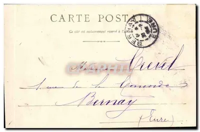 Escola Normal — Rennes — editor desconhecido, número de série não visível — Verso