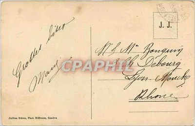 Salève — La Poupée — J.J. 7921 — Achterkant