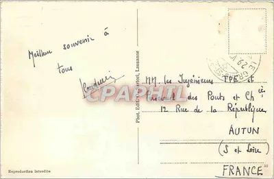 लैक एवं ग्रैंड सेंट बर्नार्ड के अस्पताल — ऊंचाई 2473 मीटर — फोटो. एडिटर सार्टोरी, लॉज़ान, संख्या 4581 — पीछे