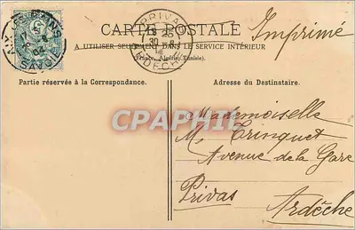 Aix-les-Bains - O Grande Círculo — G. Bruns, fot. Aix (Savoie) — Verso