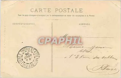 Chambéry - Fontanna Elefantów (de Boigne) — E. Reynaud, nr 289 — Rewers