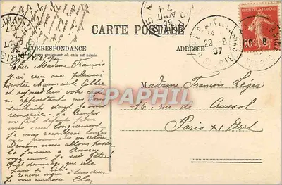 Chamonix — Glacier des Bossons e Aiguille du Midi — Jullien frères, Phot. Editeurs, Genève, n° 897 — Verso