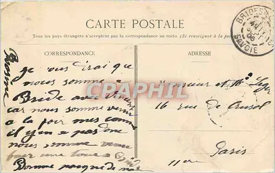 Brides-les-Bains, perto de Montiers — O Casino — Verso