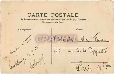 Chambéry - El Castillo, Torre del Donjon — editor C.R. n° 196 — Reverso
