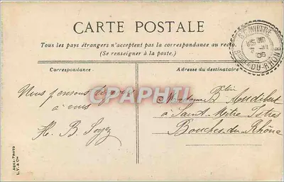 Le Mans. 2e rue, dom Adama i Brata — Ligne & Cie, nr 146 — Rewers