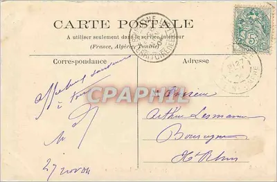Arques — Zamek — Wydawca F. Fauchoaude, nr 71 — Rewers