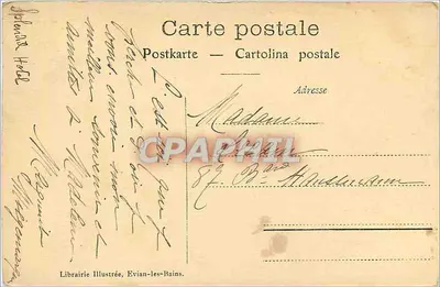 Evian-les-Bains — Splendide Hôtel — Librairie Illustrée — Rewers