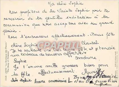 A Loja das Flores — Javo — 1013 — Verso