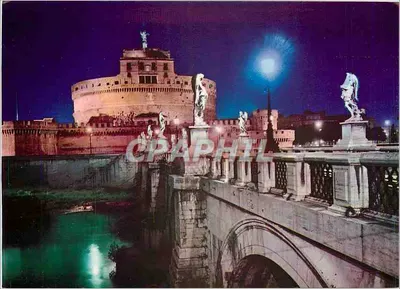Castel Sant'Angelo — noc — wydawca Kodachrome, nr 613