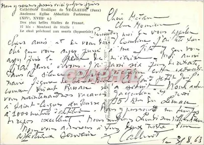 Stara bazylika Świętego Klauzja (Jura) — Kocur przemawiającym myszom (hipoteza) — C.I.M. nr 98 — Rewers