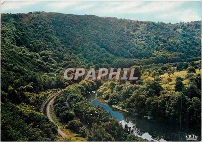 A Suíça Normanda — Vista dos rochedos da Houle e da torre d'Aulne — Lumicap