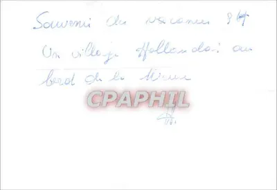 Sawemeni — holenderskie wiosko przy rzecze — — Rewers