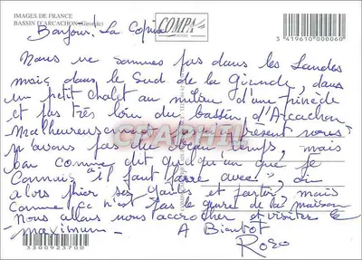 Bassin d'Arcachon — Wypoczynek letni - Wypoczynek zimowy — Compaphil, Gironde — Rewers