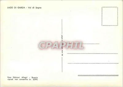 Lago di Garda - Val di Sogno — Wydawnictwo Allegri, nr 3299 — Rewers