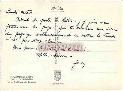 Zamek Sonnaz — Thonon-les-Bains — Lumicap — Rewers