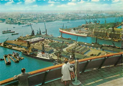 Rotterdam — vista panorâmica desde o Euromast — editor: BAPORHUIS GEB. STAMHUIS & ZN. ROTTERDAM, n° 97/108