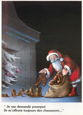 Papai Noel — decepção com os presentes — SERRE - Edições Glénat