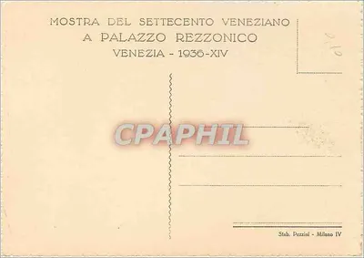 Wenecja — Martyrium św. Agaty — G. B. Tiepolo — Wydawnictwo eksponowanej wystawy weneckiego XVIII wieku — 1936-XIV — Rewers