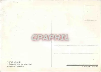 Le Ciarlatano — Obraz Pietra Longhi — C. Ferrari - Wenecja — Rewers
