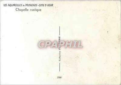 Rustikale Kapelle — Provence-Côte d'Azur — J. Suein — Sammlung n°250 — Rückseite