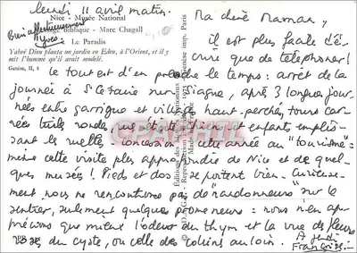 O Paraíso — Museu Nacional Marc Chagall — Edições dos Impressionistas — Verso