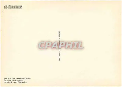 Palais van Luxemburg — Eerste trap — Uitgaven van het Senaat — Achterkant