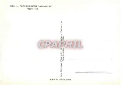Azay-le-Rideau — Facciata Sud — Edizioni d'Arte A.P. Versailles — Verso