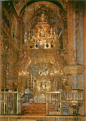 Catedral de Compostela — Altar Mayor — Edições ARRIBAS, Zaragoza