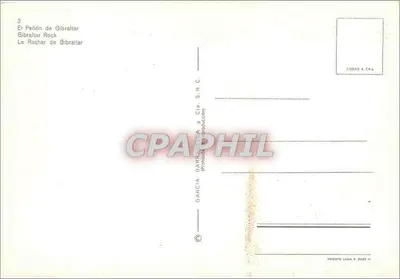 Widok panoramiczny na Rocher de Gibraltar — Garcia & Cia. S.R.C. — Rewers
