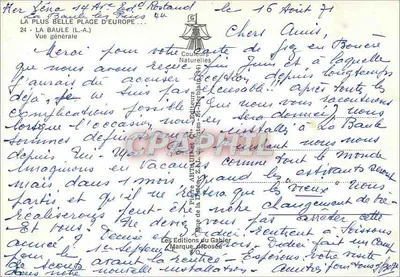 La Baule (L.A.) — Ogólny widok — Wydawnictwo Gabier, N° 24 — Rewers