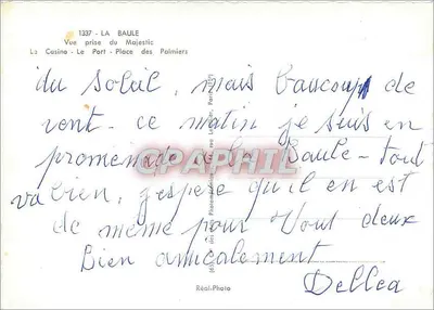 La Baule — A Mais Bela Praia da Europa — Réal-Photo — Verso