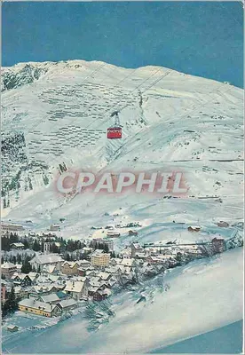 Andermatt — vista aérea com a Gemsestock-Schwebebahn — editor Colorverlag und Druck J. Kündig, Zug, n° 39683