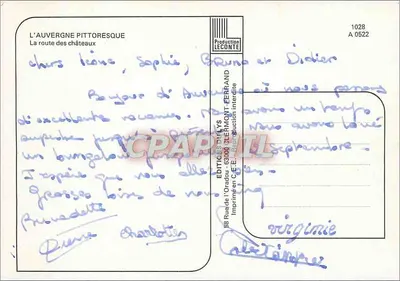 Trasa zamekowa w Auvergne — nr 9 — Wydawnictwo DULYS — Rewers