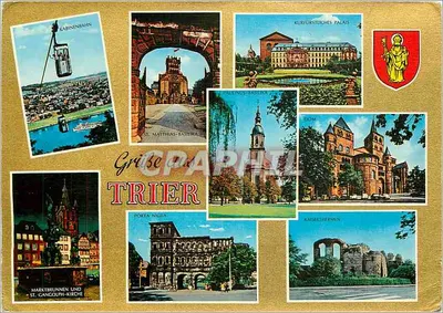 Trier — Vista panorâmica com locais históricos