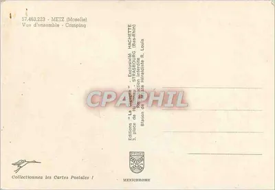 Metz — Widok ogólny z obozem na Moselli — Wydawnictwo Hachette — Rewers