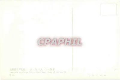 Vaso com duas anilhas — cerâmica de Longchun — época Song — n° 94 7 85 72 — Verso