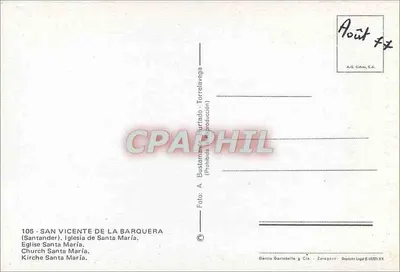 San Vicente de la Barquera — Katedra Santa María — Bustamante y Cía, Zaraqora — Rewers