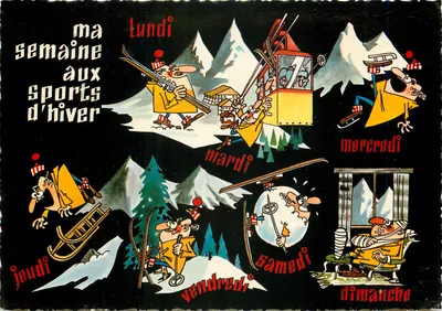 Minha semana nos esportes de inverno — Éditions ELLARD, n° F.30054