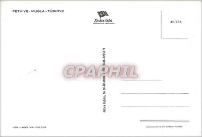 Ölüdeniz — panoramic view of the beach — Keskin Color, n° 48/784 — Back