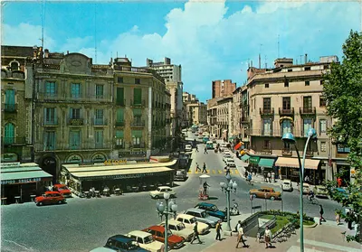 Figuera - Rambla y Subida Castillo — vista da rua com hotéis e comércios — editor Continental, n° 250