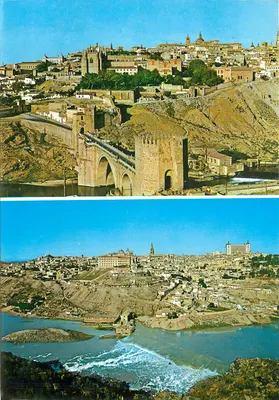 Toledo — Vista geral e Ponte São Martinho — Julio de la Cruz