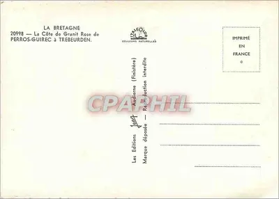A Costa do Granito Rosa — Tregastel, Ploumanach, Trébeurden, Perros-Guirec — Éditions Audierne — Verso